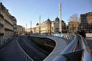 Place de la Comédie en Montpellier (Languedoc-Roussillon, Francia) (2)