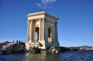 Promenade du Peyrou en Montpellier (Languedoc-Roussillon, Francia)